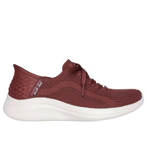 �X�P�b�`���[�Y �E���g�� �t���b�N�X 3.0 �V���[�Y ���f�B�[�X �i Burgundy Knit / Trim �j | SKECHERS Ultra Flex 3.0 shoes Women [t]