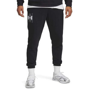A_[A[}[ Co e[ S WK[Y i Black / Castlerock / White j | UNDER ARMOUR Rival Terry Logo joggers [t]