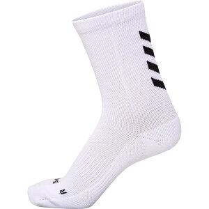 �q�������� �G�b�Z���V���� �g���[�j���O �V���[�g �\�b�N�X �i White / Black �j | HUMMEL Essential Training short socks [t]