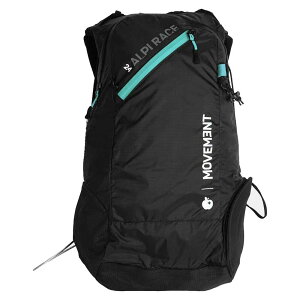 MOVEMENT Skialpi Pack Plus Helmet 24L backpack �i Black/Turquoise �j [t]