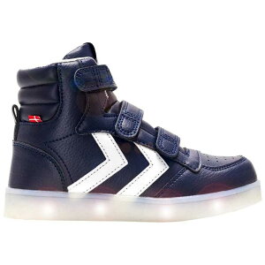�q�������� �X�^�f�B�� �t���b�V�� �W���j�A �X�j�[�J�[ �i Black Iris �j | HUMMEL Stadil Flash Junior trainers [t]