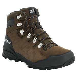 �W���b�N�E���t�X�L�� ���t�q�I �e�N�T�|�[�� �n�C�L���O�u�[�c �i Brown / Grey Dark �j | JACK WOLFSKIN Refugio Texapore Hiking Boots [t]