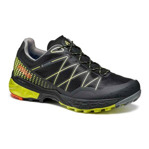 A] ^z SAebNX nCLO V[Y i Black / Safety Yellow j | ASOLO Tahoe Goretex Hiking Shoes [t]