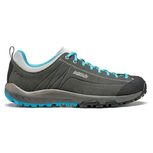 A] Xy[X GV nCLO V[Y fB[X i Graphite / Cyan Blue j | ASOLO Space gv Hiking Shoes Women [t]