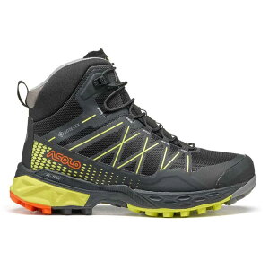 A] ^z ~bh SAebNX WjA nCLO u[c i Black / Safety Yellow j | ASOLO Tahoe mid Goretex junior hiking boots [t]