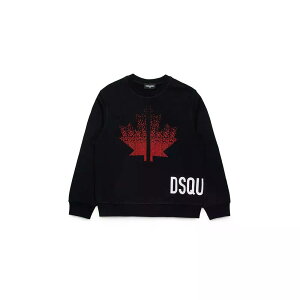 �f�B�[�X�N�G�A�[�h2 �L�b�Y DQ2538 �L�b�Y �X�E�F�b�g�V���c �i Black �j | DSQUARED2 KIDS DQ2538 Kids sweatshirt [t]