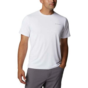 �R�����r�A �n�C�N �V���[�g�X���[�u T�V���c �i White �j | COLUMBIA Hike short sleeve T-shirt [t]