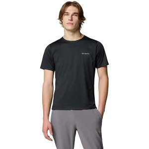 �R�����r�A �X���[�E�s�b�` �V���[�g�X���[�u T�V���c �i Black �j | Columbia Three Pitch short sleeve T-shirt [t]