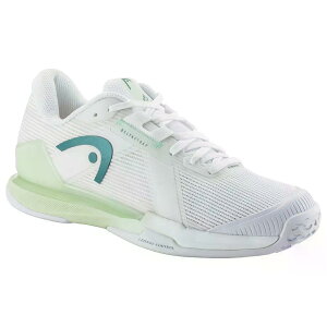 �w�b�h �X�v�����g �v�� 4.0 �I�[���R�[�g �e�j�X�V���[�Y �E�B�����Y �i White/LightGreen �j | HEAD Sprint Pro 4.0 All Court Tennis Shoes woman [t]