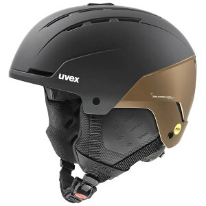 �E�x�b�N�X �X�^���X �~�b�v�X �w�����b�g �i Black/BrownMatt �j | UVEX stance MIPS helmet [t]