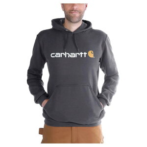CARHARTT Logo Loose Fit hoodie �i CarbonHeather �j [t]