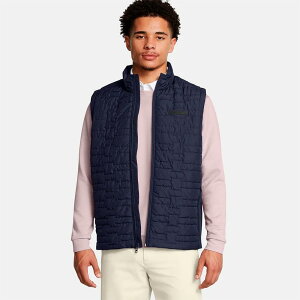 A_[A[}[ St hCu v CV[ebh xXg i Midnight Navy / Metallic Silver j | UNDER ARMOUR GOLF Drive Pro Insulated Vest [t]