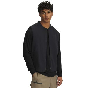 A_[A[}[ AXgbpu t[X Obh xXg i Black / Black j | UNDER ARMOUR Unstoppable Fleece Grid Vest [t]