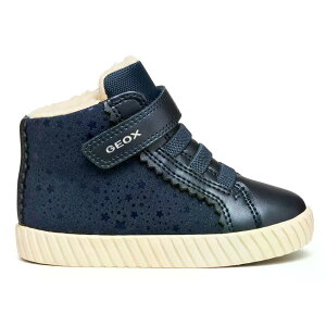 �W�F�I�b�N�X �~���[���X �x�r�[ �X�j�[�J�[ �i Navy �j | GEOX Mirroless Baby Sneakers [t]