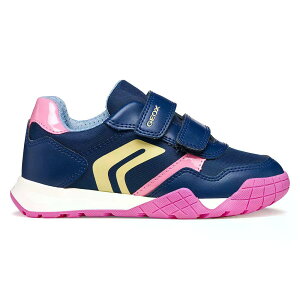 �W�F�I�b�N�X ���� E �x�r�[ �X�j�[�J�[ �i DarkRoyal/Pink �j | GEOX Rann-E Baby Sneakers [t]