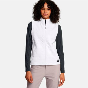 A_[ A[}[ St hCu v Xg[ GeB[ CX xXg fB[X i White / Metallic Silver j | UNDER ARMOUR GOLF Drive Pro Storm LT Ins Vest Women [t]