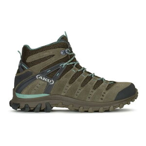 AN Ae Cg ~bh SAebNX nCLOu[c fB[X i Mud / Green j | AKU Alterra Lite Mid Goretexhiking boots Women [t]