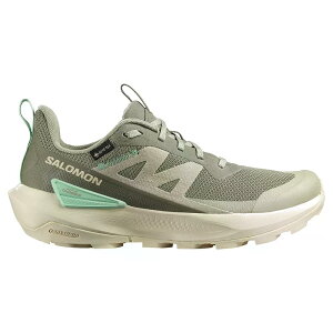 �T������ �G���N�T�[ �A�N�e�B�u GTX �n�C�L���O�V���[�Y ���f�B�[�X �i DeepLichenGreen/Tea/Lichen �j | SALOMON Elixir Activ GTX Hiking Shoes Women [t]