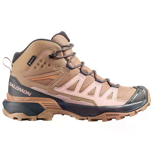 �T������ X �E���g�� 360 �~�b�h GTX �n�C�L���O�V���[�Y ���f�B�[�X �i Burro/ShadowGray/PecanBrown �j | SALOMON X Ultra 360 Mid GTX Hiking Shoes Women [t]