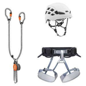 �y�c�� �x���e�B�S 2 ���B�A �t�F���[�^ �Z�b�g �i Multicolor �j | PETZL Vertigo 2 Via Ferrata Set [t]