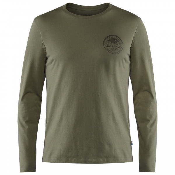 FJALLRAVEN Forever Nature Badge L S T-Shirt 【SEAL限定商品】 フェールラーベン 驚きの値段 ロングスリーブ Tシャツ Tarmac