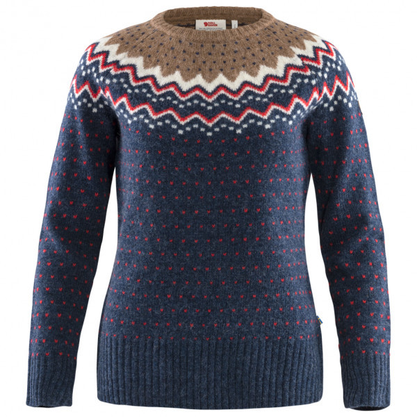 百貨店 FJALLRAVEN Women's Ovik Knit Sweater Navy レディース ニットセーター 最大65％オフ！ フェールラーベン