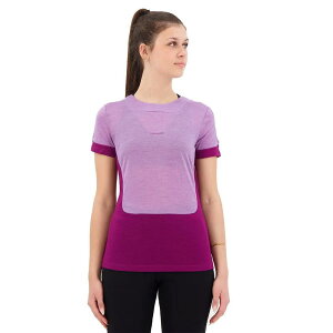 �A�C�X�u���[�J�[ �]�[���j�b�g �V���[�g �X���[�u T�V���c ���f�B�[�X �i Purple Gaze / Go Berry / Cb �j | ICEBREAKER ZoneKnit short sleeve T-shirt Women [t]