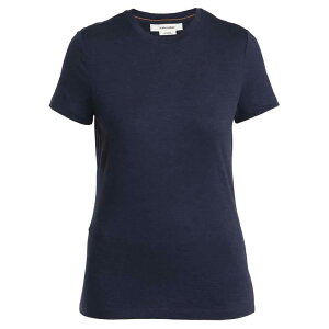 �A�C�X�u���[�J�[ �����m 150 �e�b�N ���C�g III �V���[�g �X���[�u T�V���c ���f�B�[�X �i Midnight Navy �j | ICEBREAKER Merino 150 Tech Lite III short sleeve T-shirt Women [t]