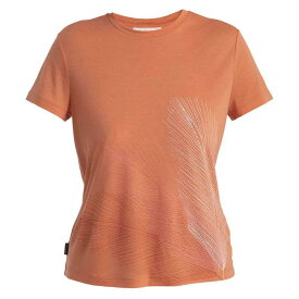 アイスブレーカー メリノ コア プルーム ショート スリーブ Tシャツ レディース （ Ember ） | ICEBREAKER Merino Core Plume short sleeve T-shirt Women [t]
