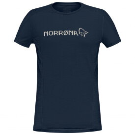 ノローナ フォルケティン イコライザー メリノ Tシャツ レディース ( Indigo Night ) | NORRONA Women's Falketind Equaliser Merino T-Shirt