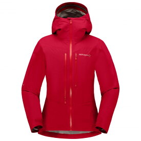 ノローナ フォルケティン ゴアテックス パックライト ジャケット レディース ( Jester Red / True Red ) | NORRONA Women's Falketind Gore-Tex Paclite Jacket