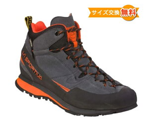 X|eBo {_[X ~bh GTX ( Carbon / Flame ) | La Sportiva Boulder X Mid GTX [o]