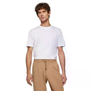 �{�X �g���v�\�� 10241525 �V���[�g�X���[�u T�V���c �i White �j | BOSS Thompson 10241525 short sleeve T-shirt [t]