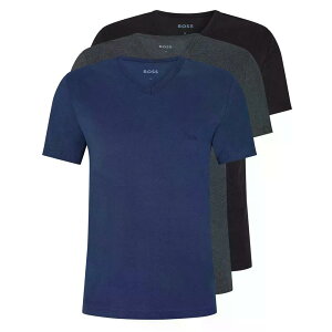 �{�X �N���V�b�N �V���[�g�X���[�u T�V���c 3���Z�b�g �i OpenBlue �j | BOSS Classic short sleeve T-shirt 3 units [t]