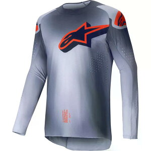 �A���p�C���X�^�[�Y �X�[�p�[�e�b�N ���p�� �����O�X���[�u �W���[�W �i Grey/OrangeFluor �j | ALPINESTARS Supertech Lipan long sleeve jersey [t]