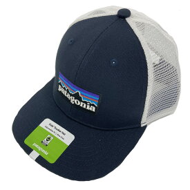 【在庫処分】【 即納 】 パタゴニア ◆ キッズ トラッカー ハット ( P-6 Logo: Navy Blue )　★ 子ども用 ★ | PATAGONIA Kid's Trucker Hat
