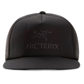 【 即納 】 アークテリクス ロゴ トラッカー フラット キャップ ( Black ) | ARC'TERYX Logo Trucker Hat