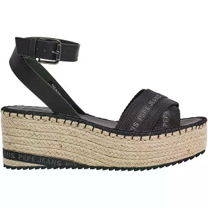 �y�y�W�[���Y �E�B�b�g�j�[ �N���X ���f�B�[�X �T���_�� �i Black �j | PEPE JEANS Witney Cross Sandals Woman [t]