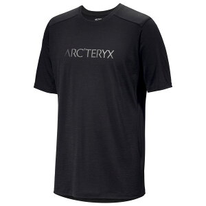 y [ z A[NeNX CIjA mE[ A[N[h S V[gX[u Y ( Black ) | ARC'TERYX Ionia Merino Wool Arc'Word Logo S/S