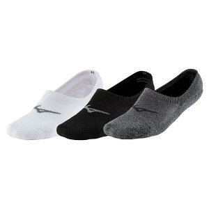 �~�Y�m �X�[�p? �V���[�g �\�b�N�X 3 ���Z�b�g �i White / Black / Grey �j | MIZUNO Super Short socks 3 pairs [t]