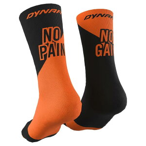 �f�B�i�t�B�b�g �m�[ �y�C�� �m�[ �Q�C�� �\�b�N�X �i Shocking Orange / Black / DNA Green �j | DYNAFIT No Pain No Gain socks [t]