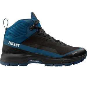 �~���[ ���i�J �~�b�h �S�A�e�b�N�X �n�C�L���O �u�[�c �i Black / Dark Denim �j | MILLET Wanaka Mid gore-tex Hiking Boots [t]