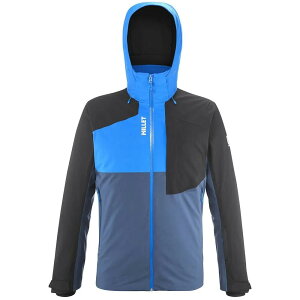 ~[ Agi s[N WPbg i Dark Denim / Black j | MILLET Atna Peak jacket [t]