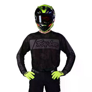 �g���C���[ �f�U�C���Y SE �v�� �G�A ���H�b�N�X �����O�X���[�u MTB �W���[�W �i Black �j | TROY LEE DESIGNS SE Pro Air Vox Long Sleeve MTB Jersey [t]