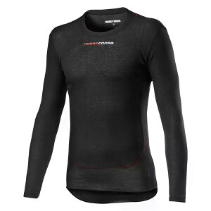 �J�X�e�� �v���Z�b�R �e�b�N �����O�X���[�u �x�[�X���C���[ �i Black �j | CASTELLI Prosecco Tech long sleeve base layer [t]