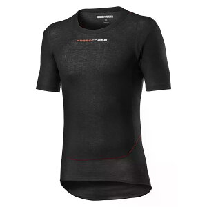 �J�X�e�� �v���Z�b�R �e�b�N �V���[�g�X���[�u �x�[�X���C���[ �i Black �j | CASTELLI Prosecco Tech short sleeve base layer [t]