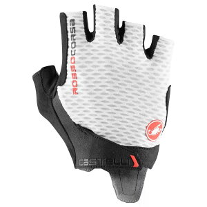 �J�X�e�� ���b�\ �R���T �v�� V �O���[�u �i White �j | CASTELLI Rosso Corsa Pro V gloves [t]