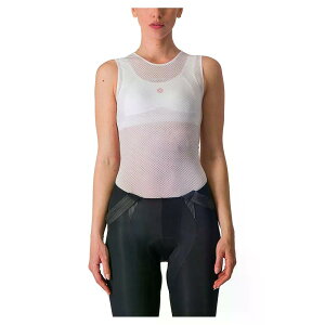 �J�X�e�� �v�� ���b�V�� �X���[�u���X �x�[�X���C���[ ���f�B�[�X �i White �j | CASTELLI Pro Mesh sleeveless base layer Woman [t]