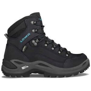 [o[ lQ[h SAebNX ~bh nCLO u[c fB[X i Asphalt / Turquoise j | LOWA Renegade Goretex Mid Hiking Boots Women [t]