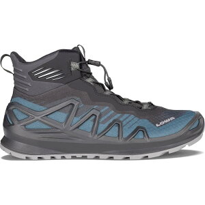 [o[ }[W SAebNX ~bh nCLO u[c i Steel Blue / Anthracite j | LOWA Merger Goretex Mid Hiking Boots [t]